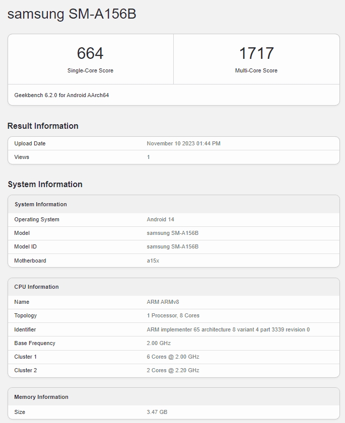 Samsung Galaxy A15 5G
