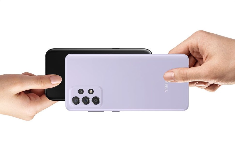 Официальные изображения Samsung Galaxy A72 и Galaxy A52 появились накануне анонса