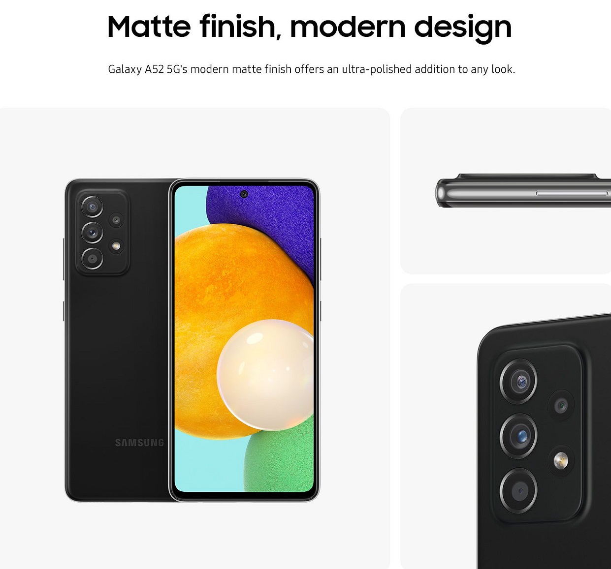 Официальные изображения Samsung Galaxy A72 и Galaxy A52 появились накануне анонса