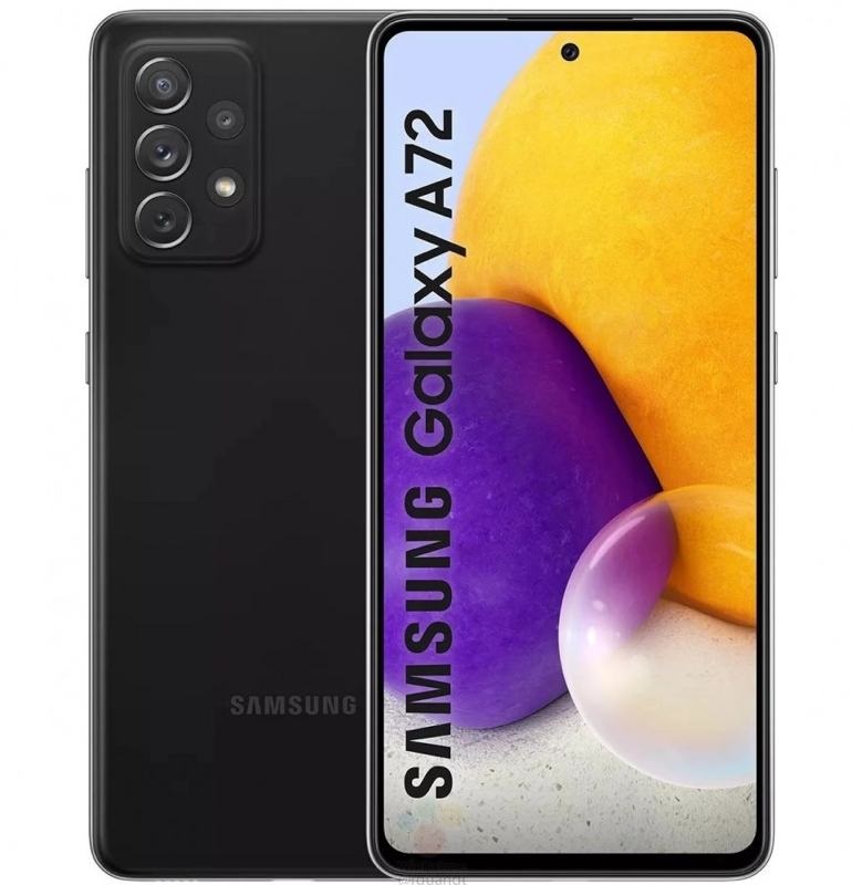 Официальные изображения Samsung Galaxy A72, подробные технические характеристики и цены