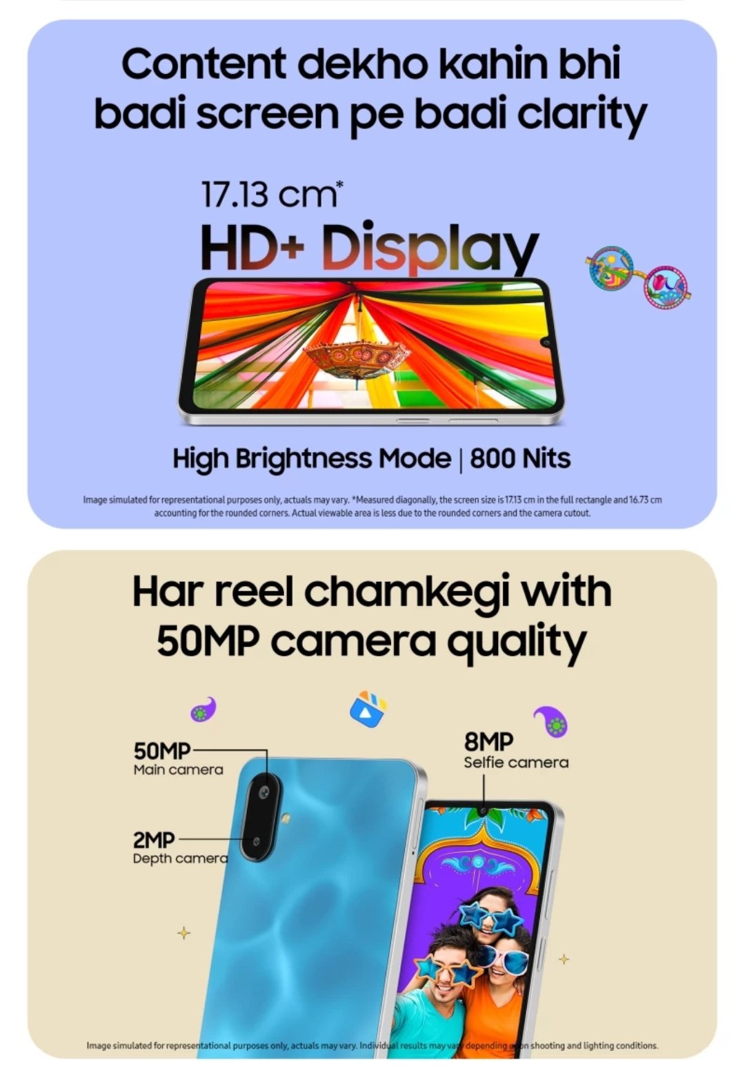 Samsung раскрыла детали Galaxy F06 5G: MediaTek Dimensity 6300 и 50-МП камера