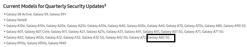 Новый смартфон Samsung Galaxy A82 готовится к выходу