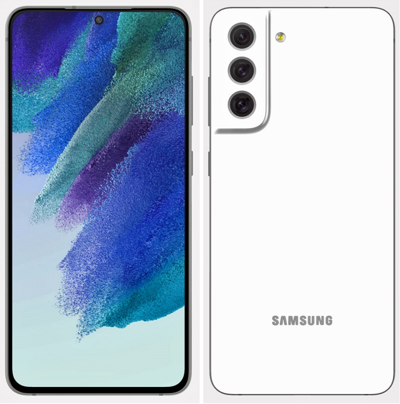 Samsung Galaxy S21 FE с тройной камерой и Infinity-O дисплеем продемонстрирован на изображениях