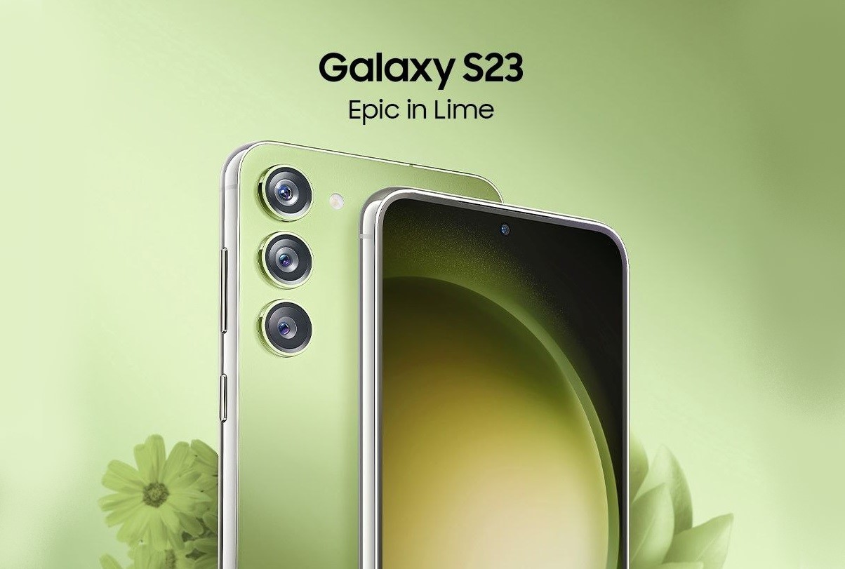 смартфон Samsung Galaxy S23 lime