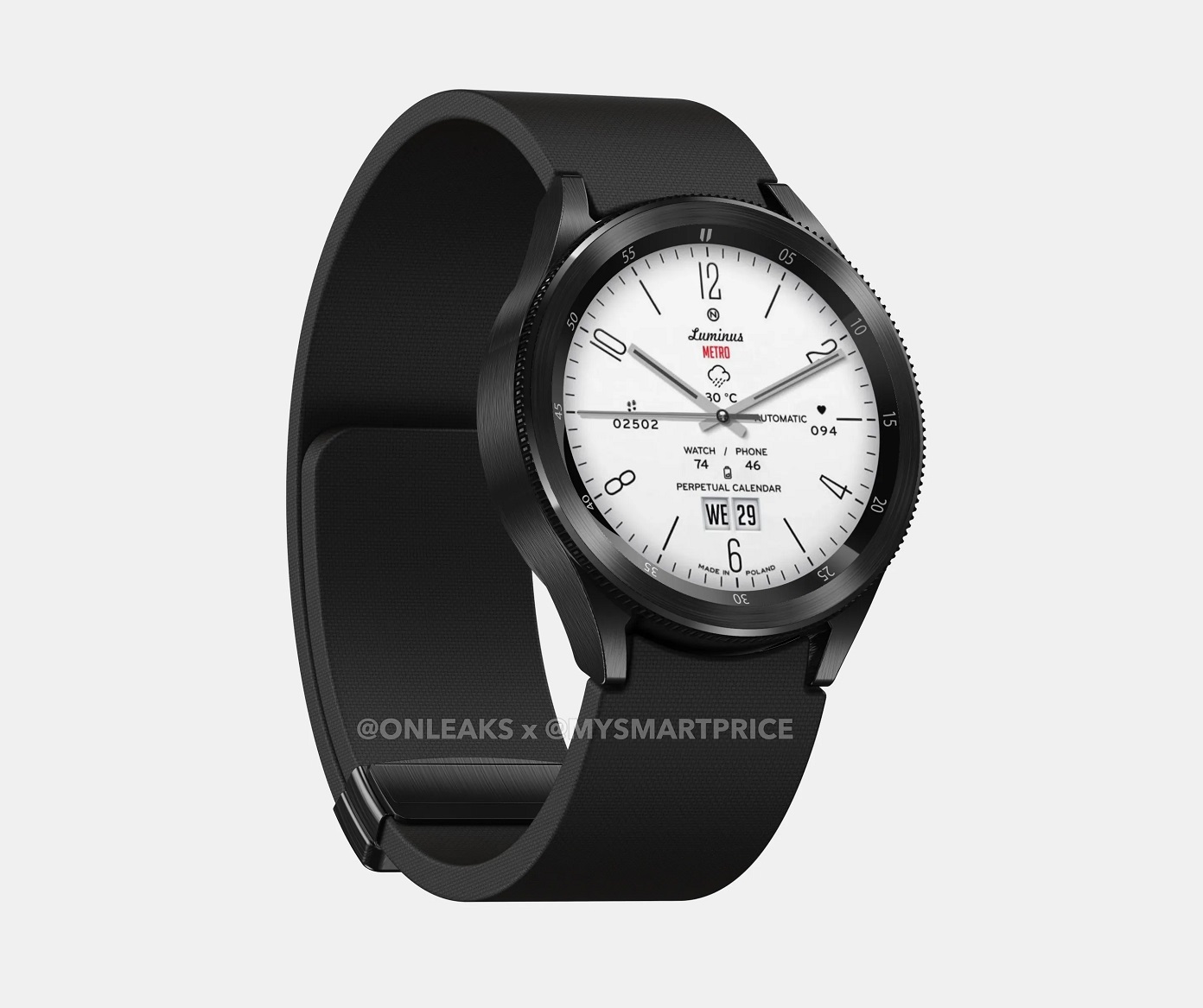 первые рендеры Samsung Galaxy Watch 6 Classic