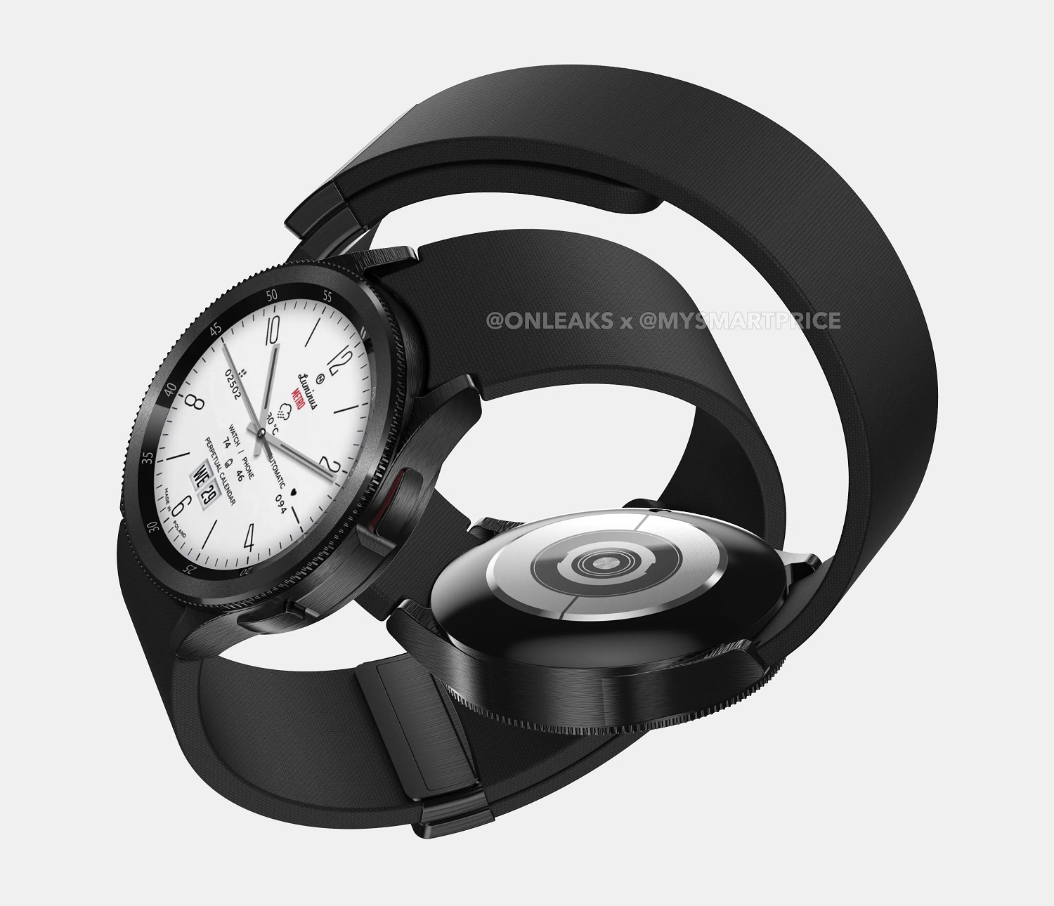 первые рендеры Samsung Galaxy Watch 6 Classic