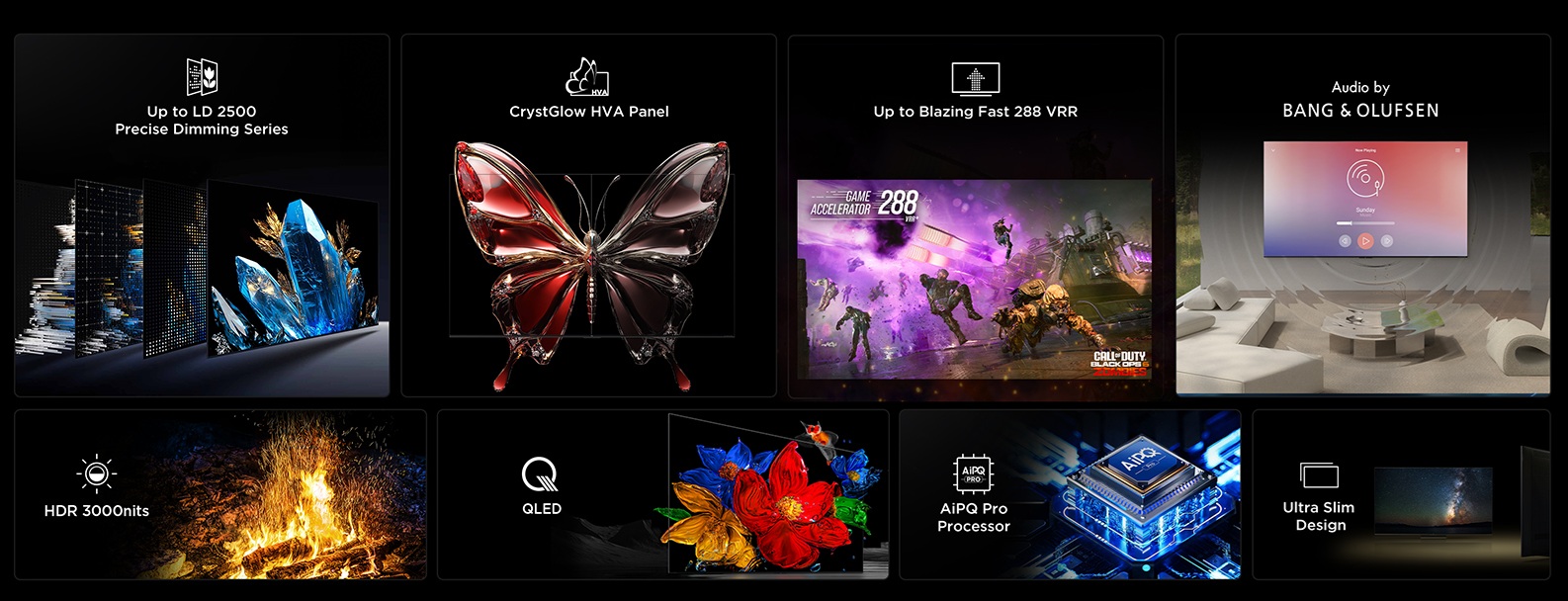 TCL выпустила телевизоры серии QM7K QD-Mini LED TV