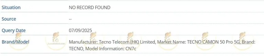 TECNO Camon 50 Pro 5G