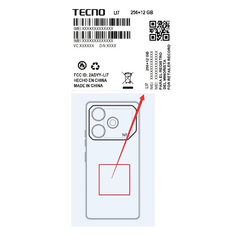 TECNO POVA 6 появился в базе данных FCC и Google Play Console
