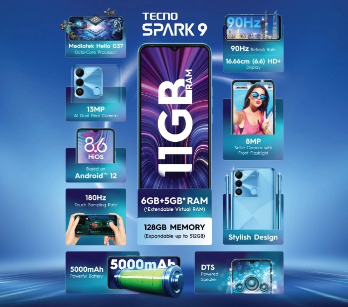 Tecno Spark 9