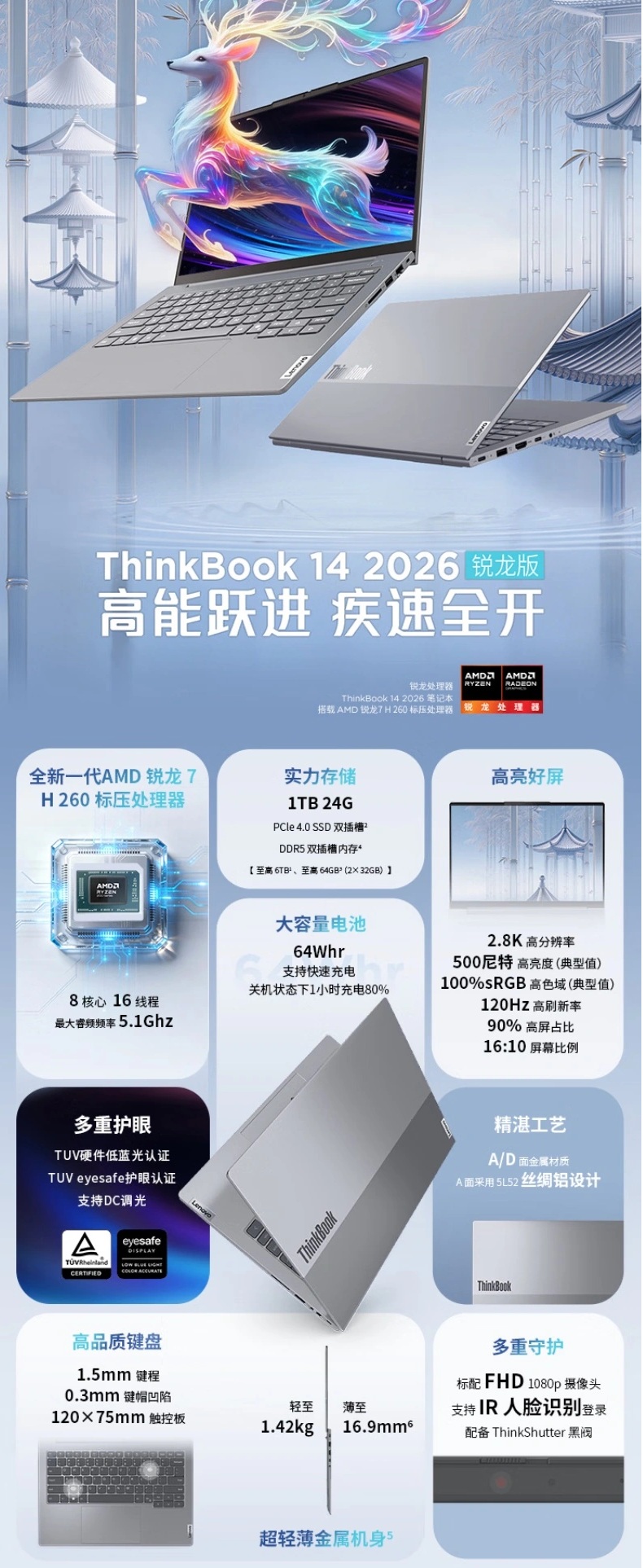 Lenovo ThinkBook 14 Ryzen Edition 2026