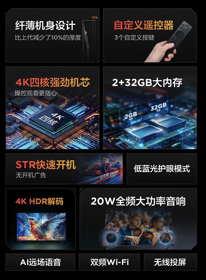 Телевизоры TCL Thunderbird 5 2024