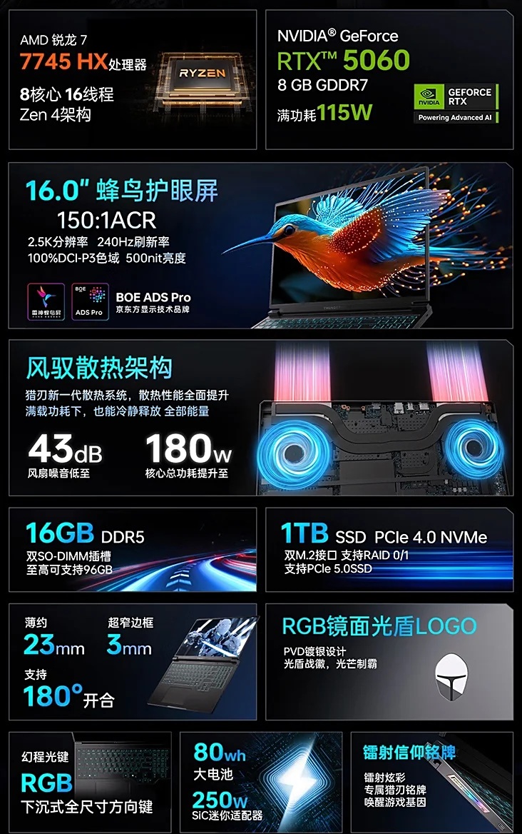 Thunderobot Hunter Blade S