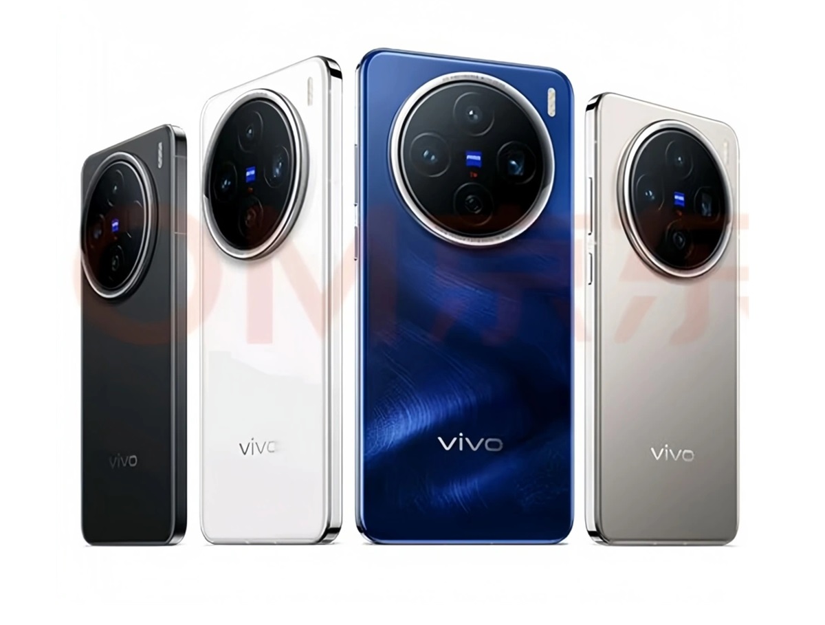 Vivo X200, X200 Pro и X200 Pro mini продемонстрированы на пресс-рендерах в разных цветах
