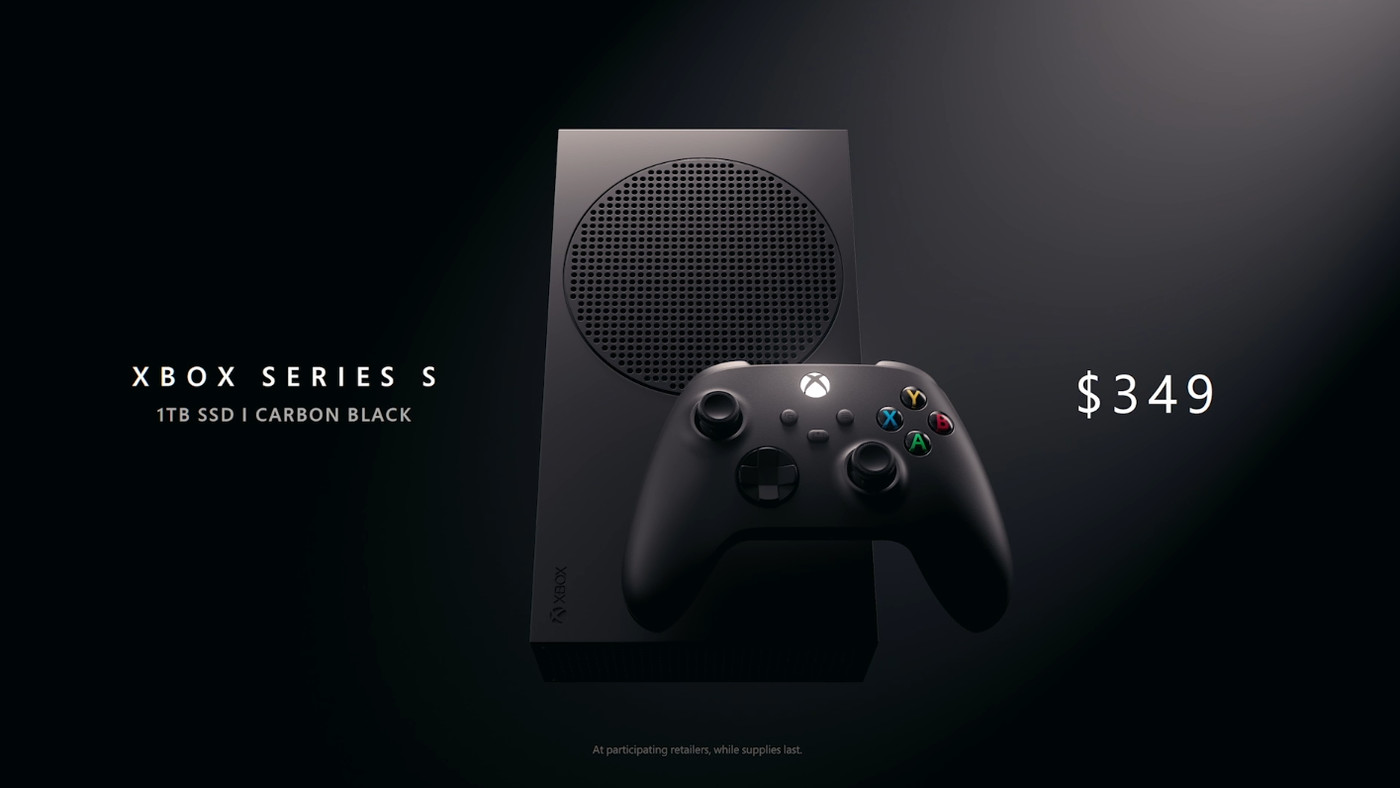 Xbox Series S Carbon Black 1 SSD