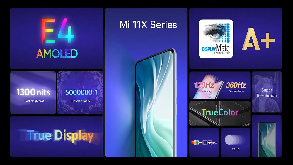 Дисплеи смартфонов Xiaomi Mi 11X и Mi 11X Pro получили оценку A+ лаборатории DisplayMate