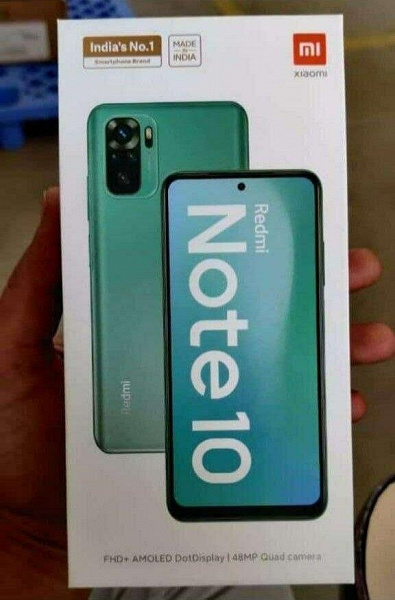 Redmi Note 10 с AMOLED дисплеем