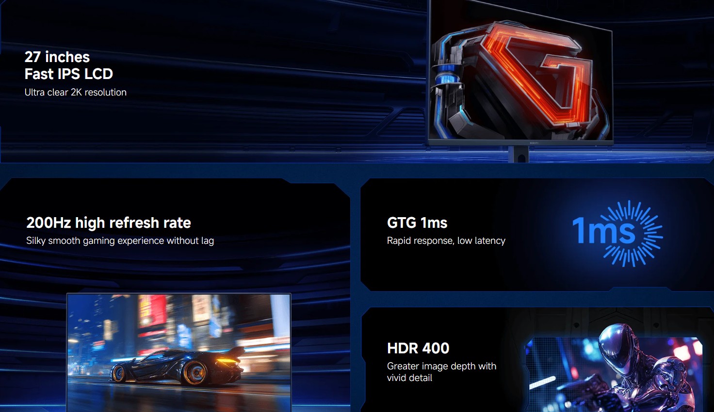 Xiaomi 2K Gaming Monitor G27Qi 2026