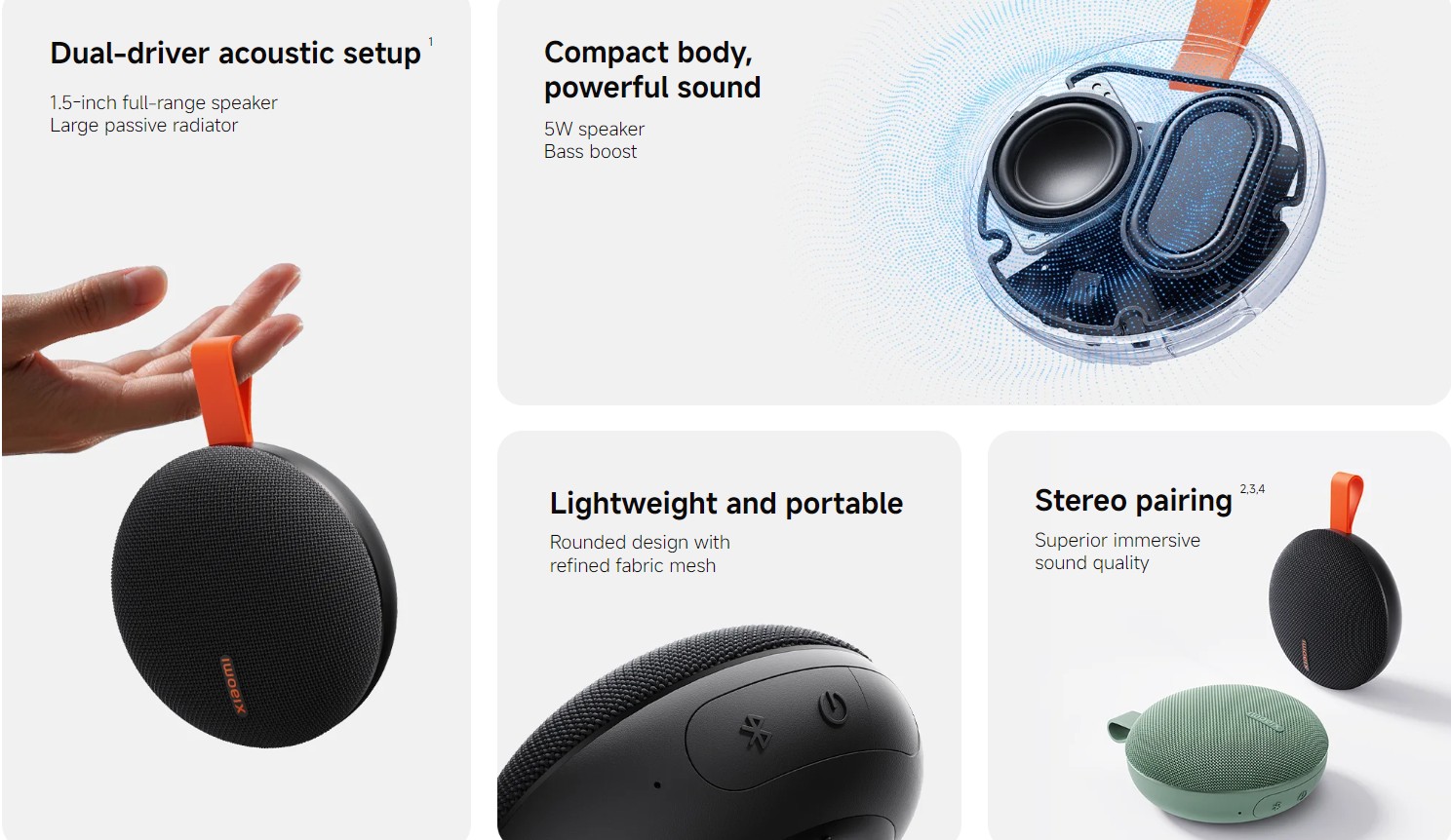 беспроводная колонка Xiaomi Bluetooth Speaker Essential