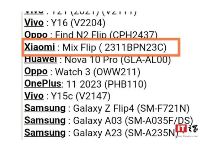 смартфон Xiaomi MIX Flip