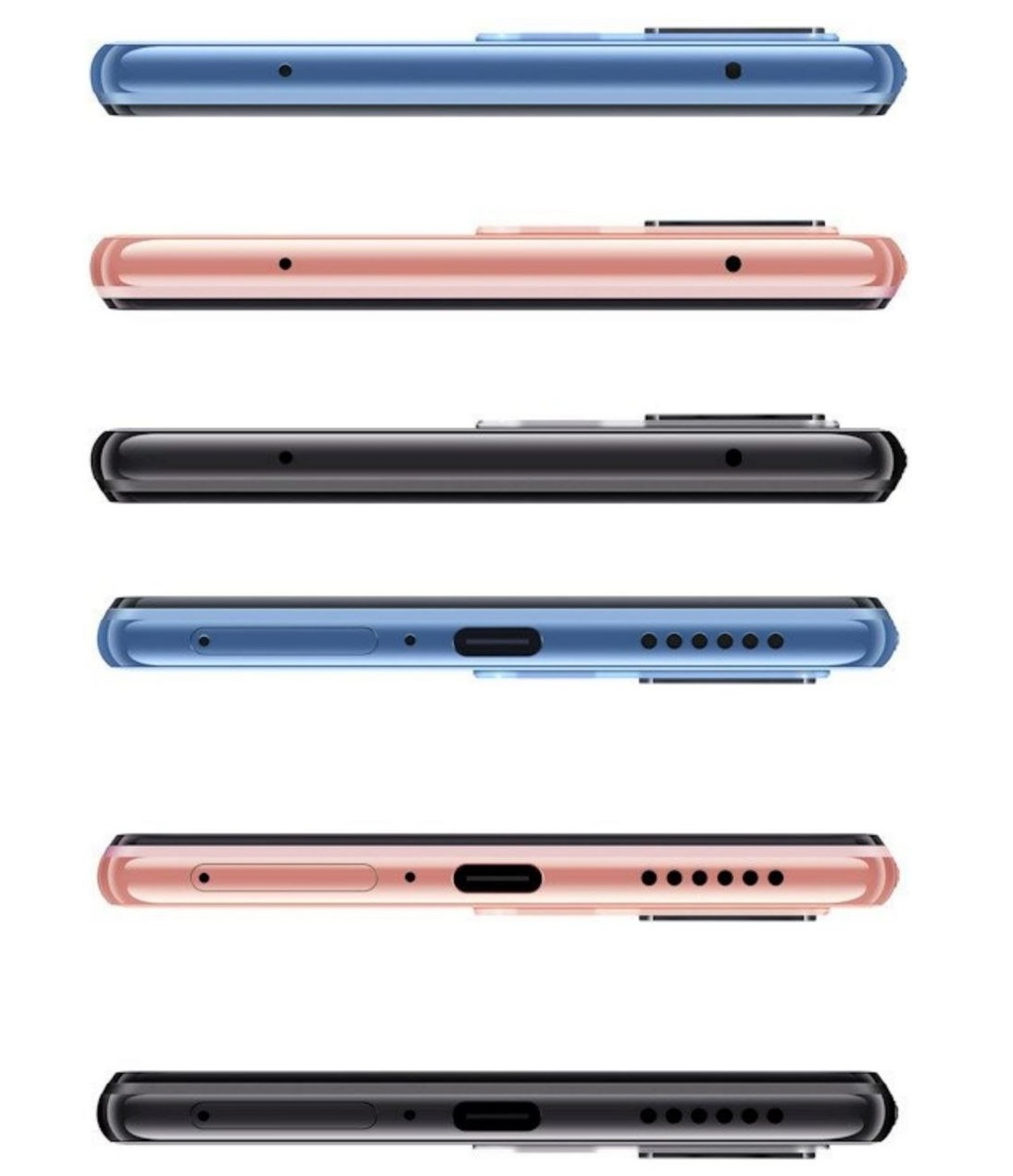 Смартфон Xiaomi Mi 11 Lite продемонстрирован в разных ракурсах на официальных изображениях