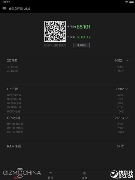 Xiaomi Mi Pad 2 benchmark2