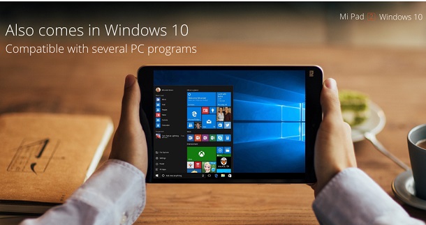 Xiaomi Mi Pad 2 windows 10