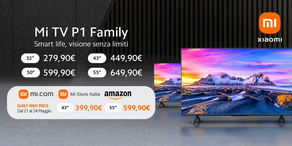 Телевизоры Xiaomi Mi TV P1 стоимостью от 280 евро представлены в Европе
