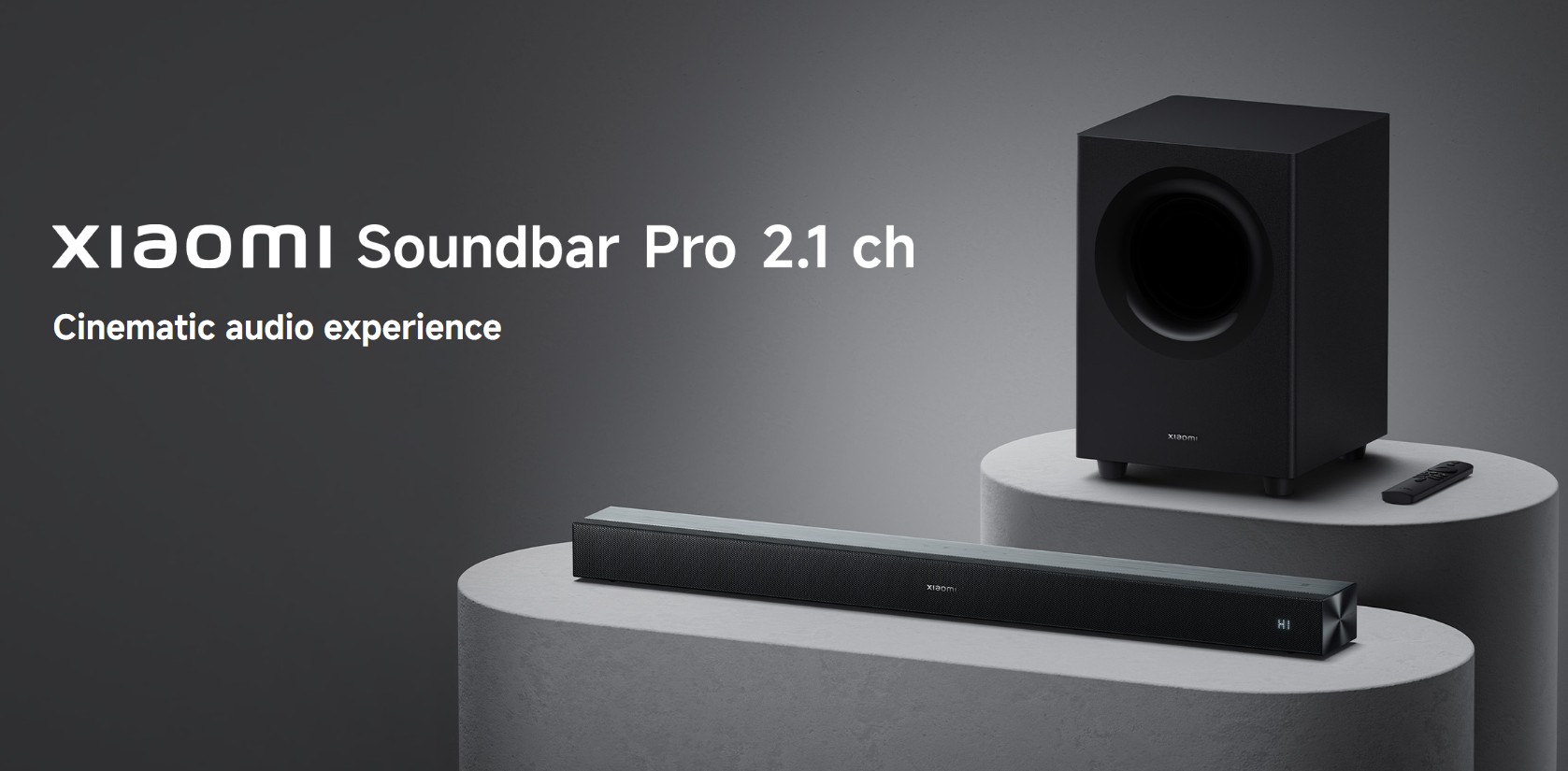 Xiaomi представила Soundbar Pro 2.1 ch на международном рынке