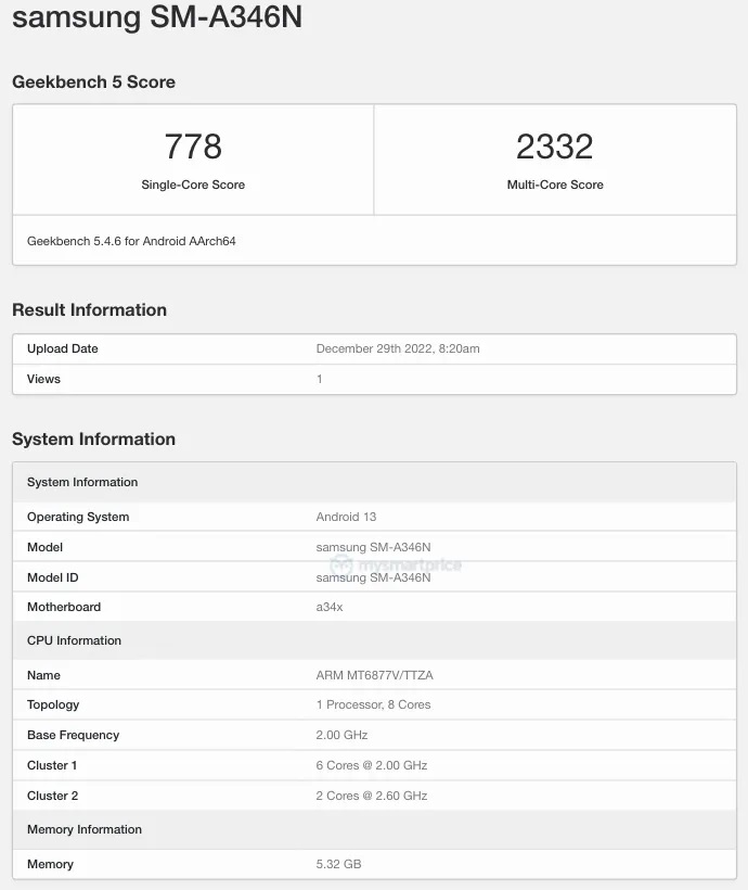 Samsung Galaxy A34