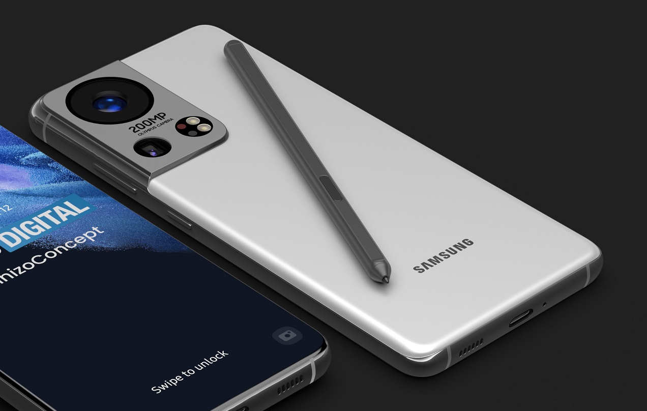 Опубликованы рендеры Samsung Galaxy S22 c большим 200-Мп модулем Olympus