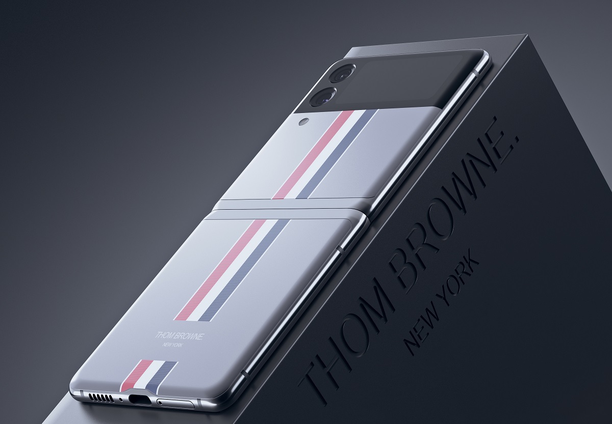 Galaxy Z Flip3 Thom Browne Edition