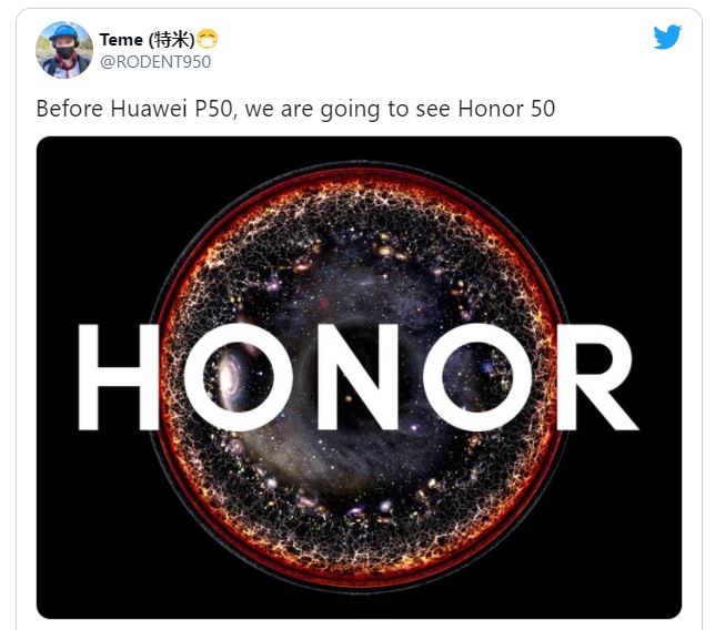 Honor 50 появится на рынке раньше флагманского смартфона от Huawei