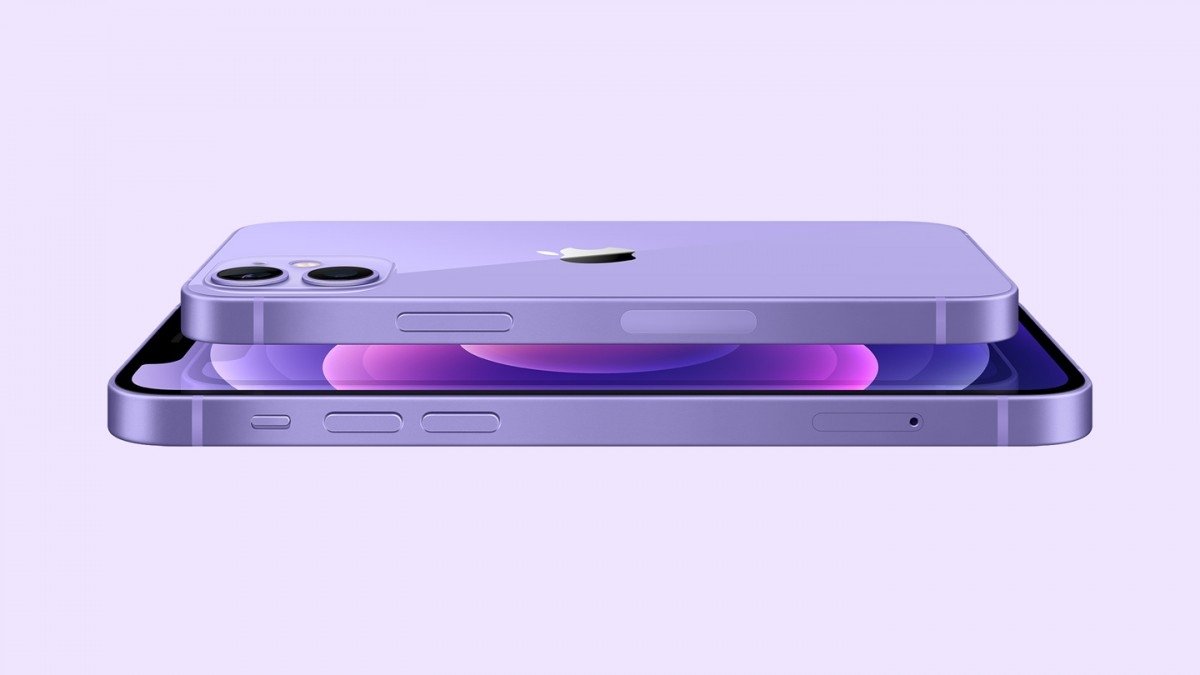 фиолетовый iPhone 12 mini