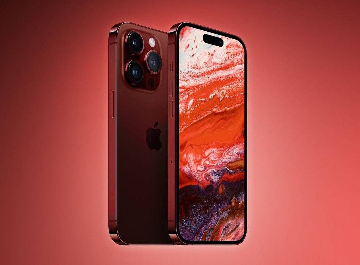 iPhone 15 Pro Dark Red