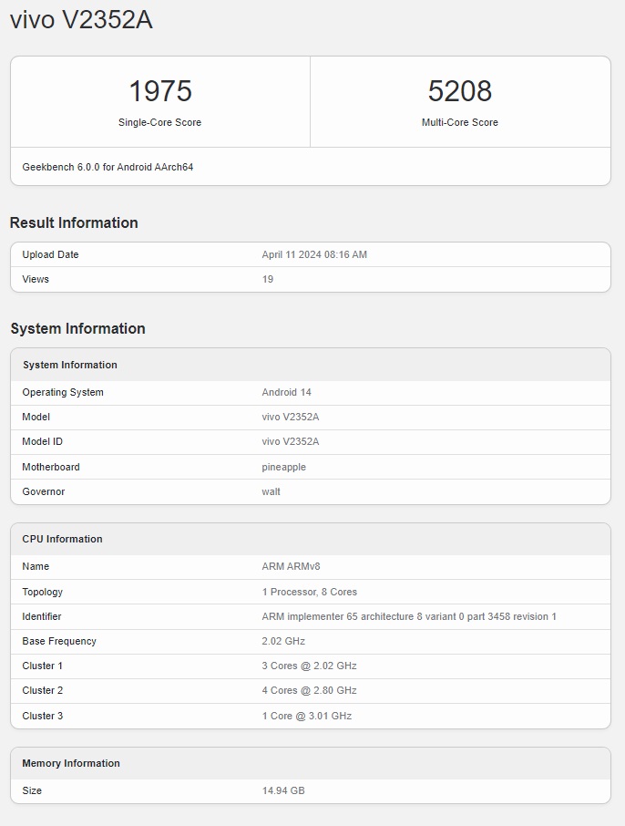 смартфон iQOO Z9 Turbo