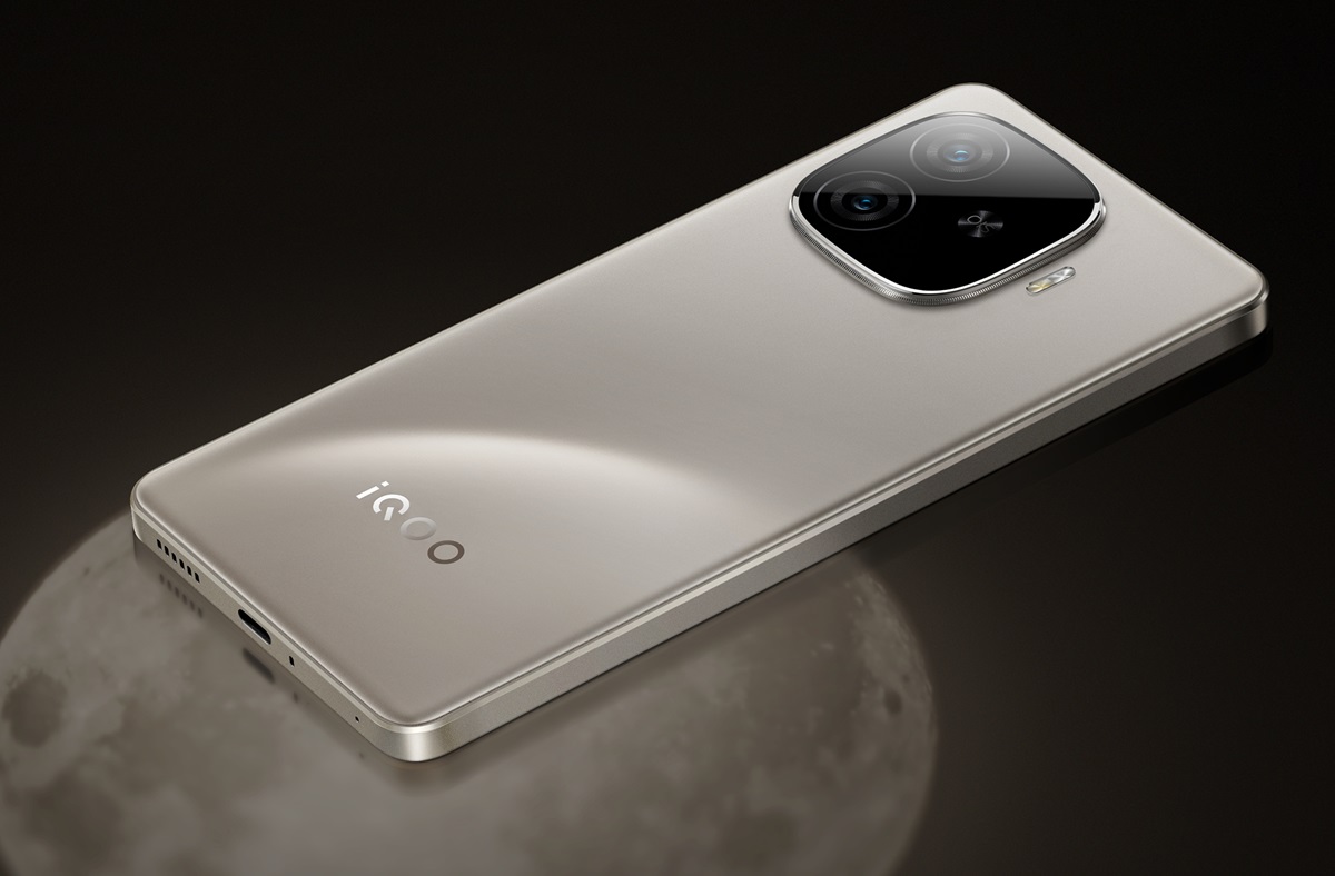 iQOO опубликовала пресс-рендер Z9 Turbo+ в цвете Moon Shadow Titanium