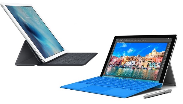 ipad pro vs surface pro 4