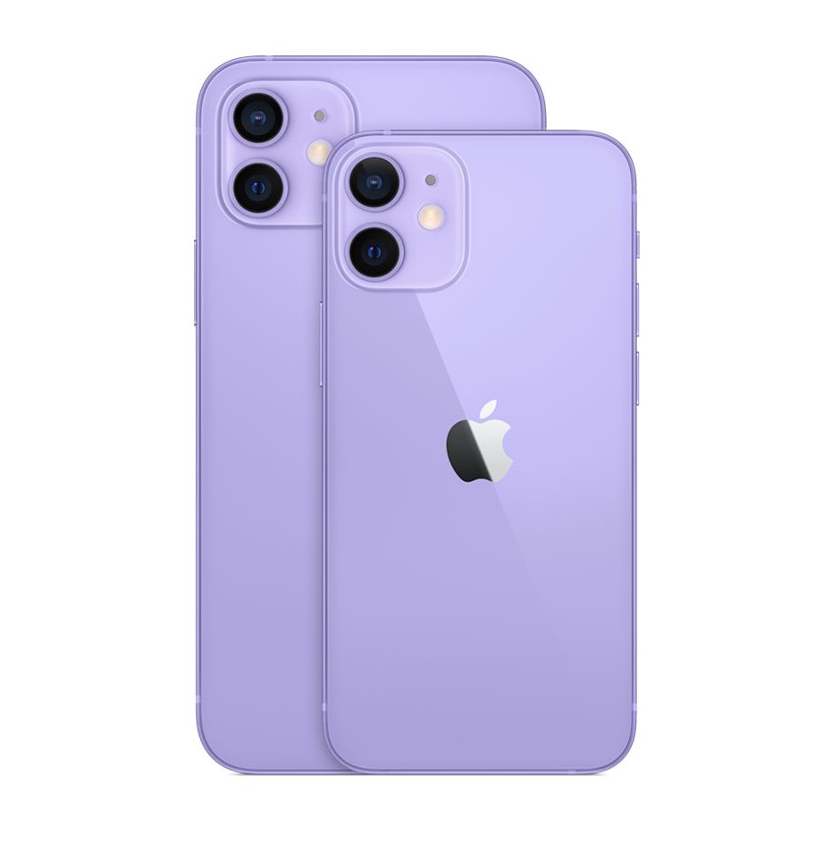 фиолетовые Apple iPhone 12 и iPhone 12 mini