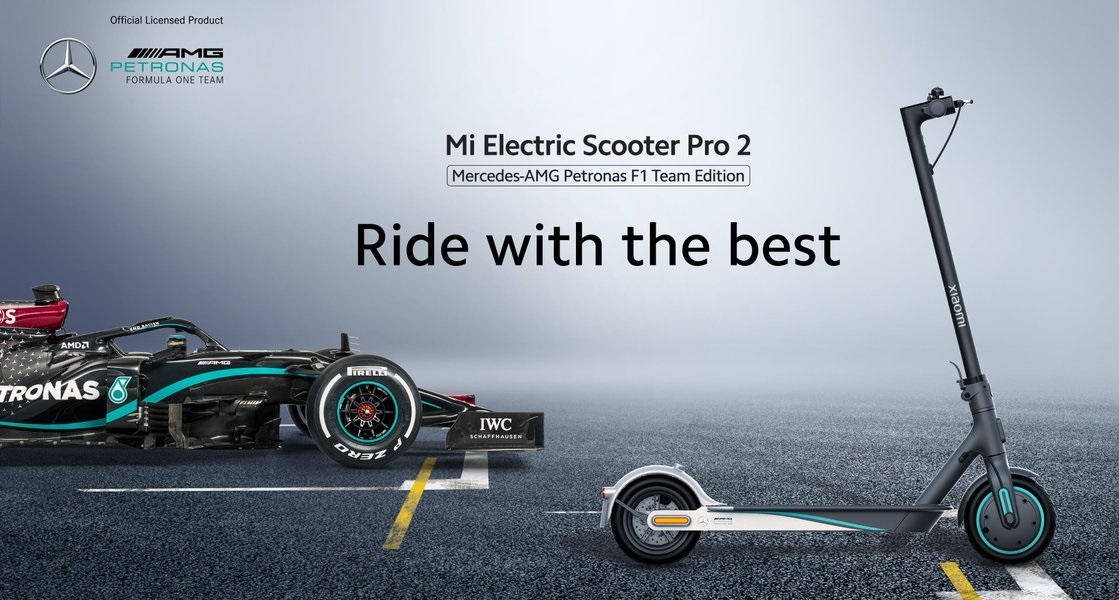 Xiaomi Mi Electric Scooter Pro 2 Mercedes-AMG Petronas F1 Team Edition