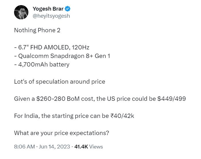 смартфон Nothing Phone 2