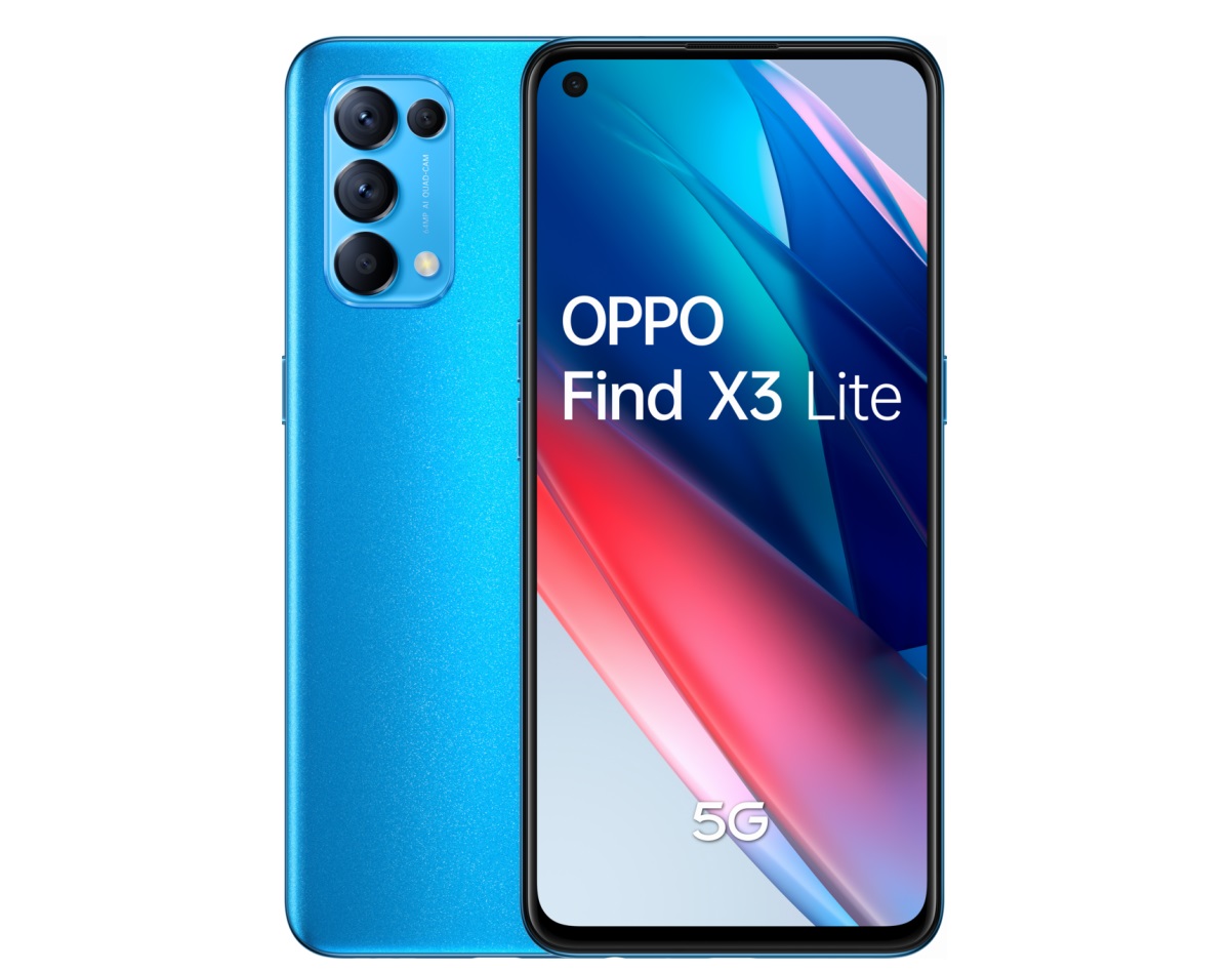 Oppo выпускает на европейском рынке смартфон Find X3 Lite с Snapdragon 765G, четверной 64 Мп камерой и NFC
