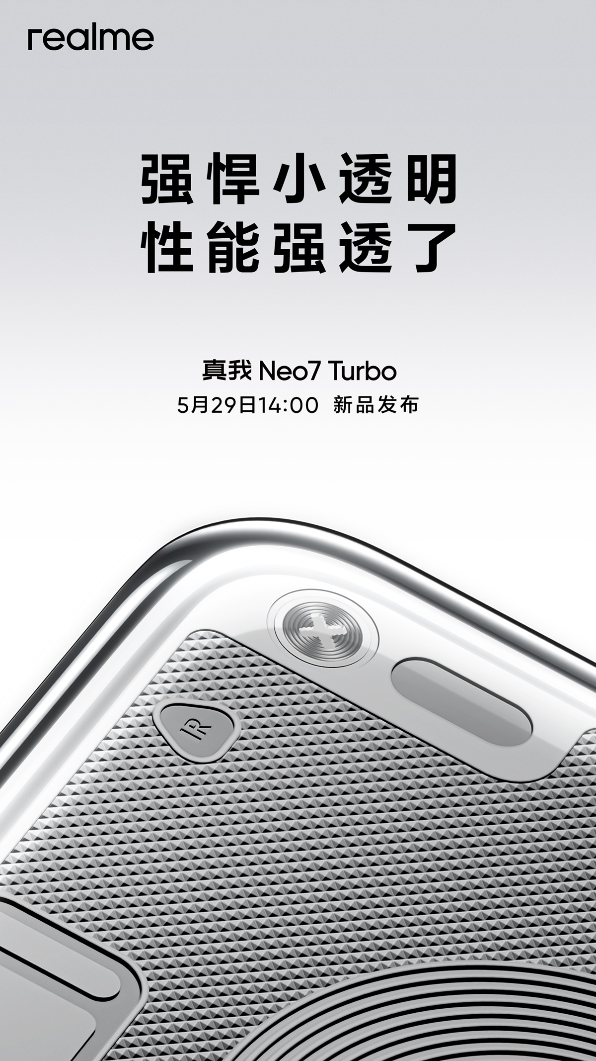 Дата презентации Realme Neo7 Turbo 29 мая