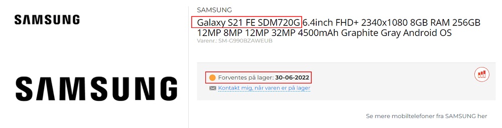 Samsung Galaxy S21 FE 4G