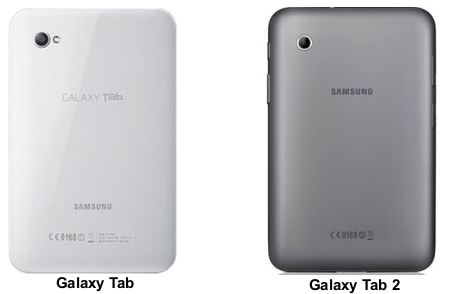 Планшет Samsung Galaxy Tab vs Samsung Galaxy Tab 2