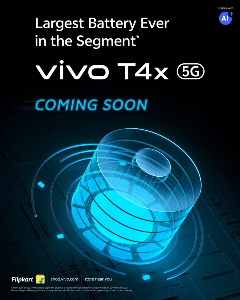Среднебюджетный смартфон Vivo T4x 5G с емким аккумулятором готовится к дебюту
