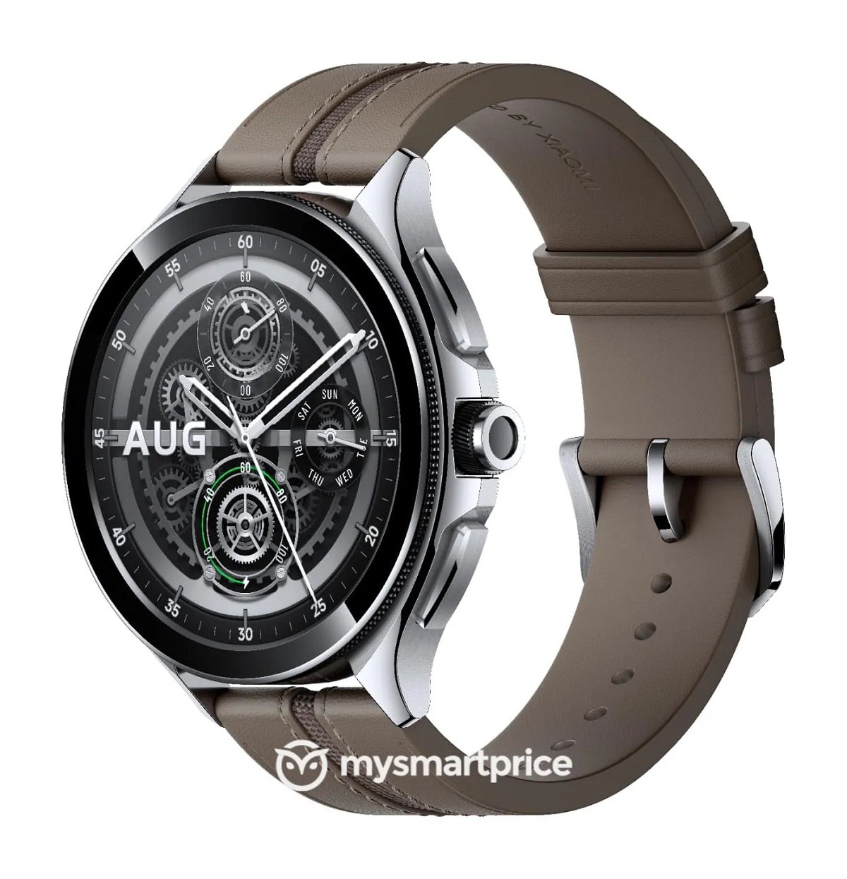 смарт-часы Xiaomi Watch 2 Pro с коричневым ремешком