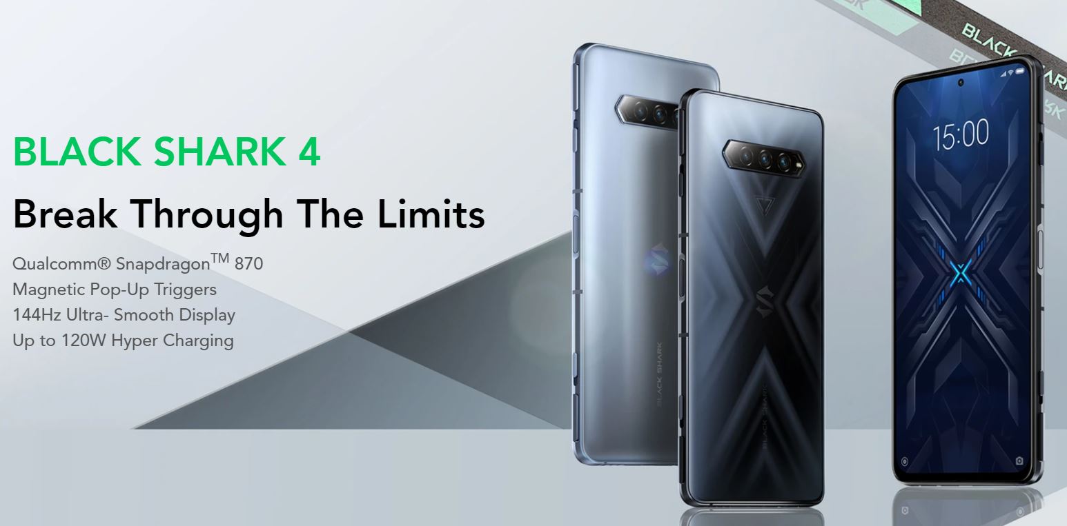 Игровой смартфон Xiaomi Black Shark 4 с Snapdragon 870 выходит на международном рынке