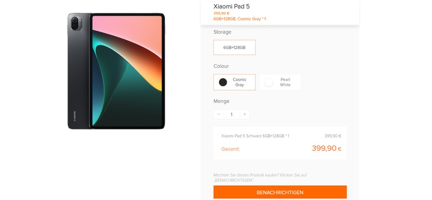 Xiaomi Pad 5